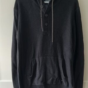 Black Men's Hoodie Sweater